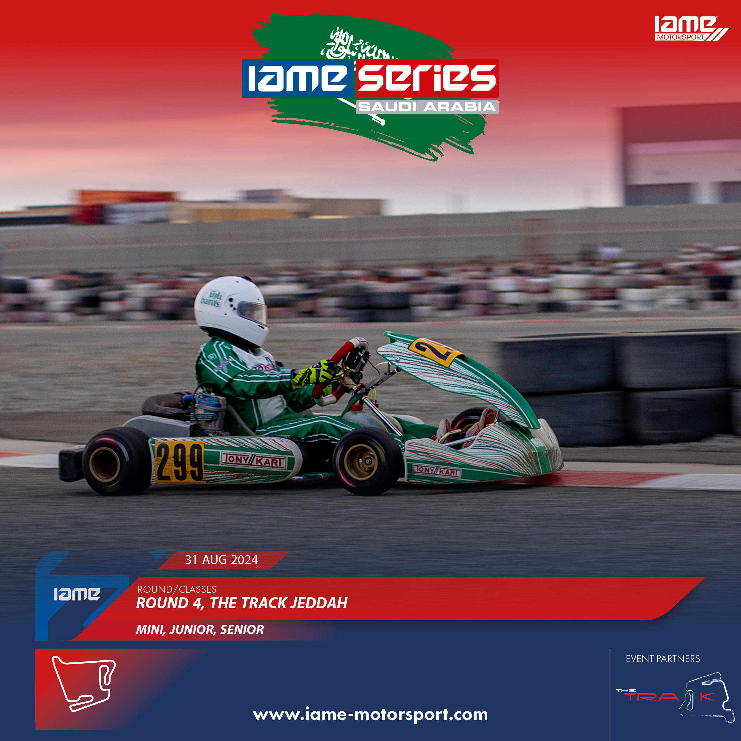 Get Ready for an Unforgettable Karting Experience at Round 4 - The Track Jeddah for IAME Series Saudi Arabia - KSA!